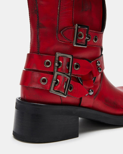 ROCKY RED LEATHER