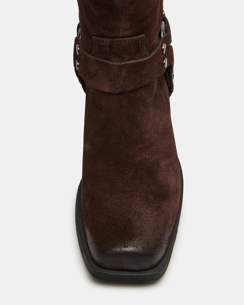 RUSKIN BROWN SUEDE