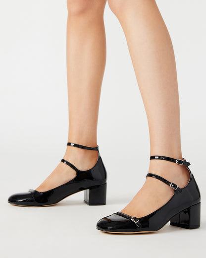 SABRINA BLACK PATENT