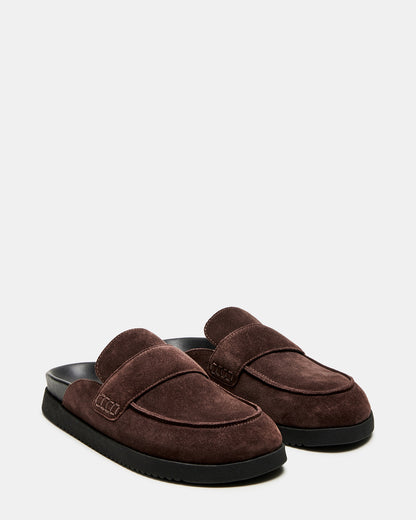 SKIPPER CHOCOLATE BROWN SUEDE