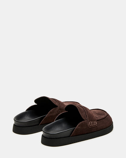 SKIPPER CHOCOLATE BROWN SUEDE