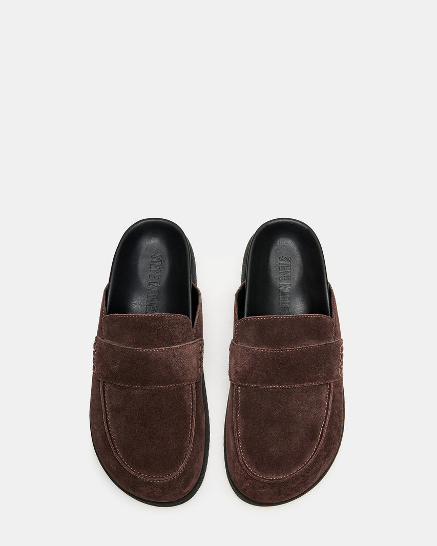 SKIPPER CHOCOLATE BROWN SUEDE