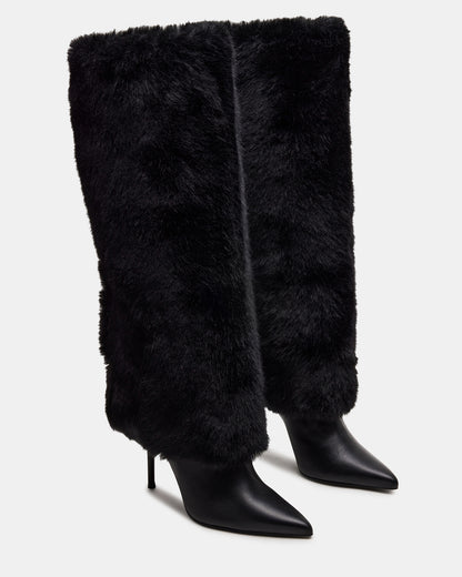 SMITH FAUX FUR BLACK