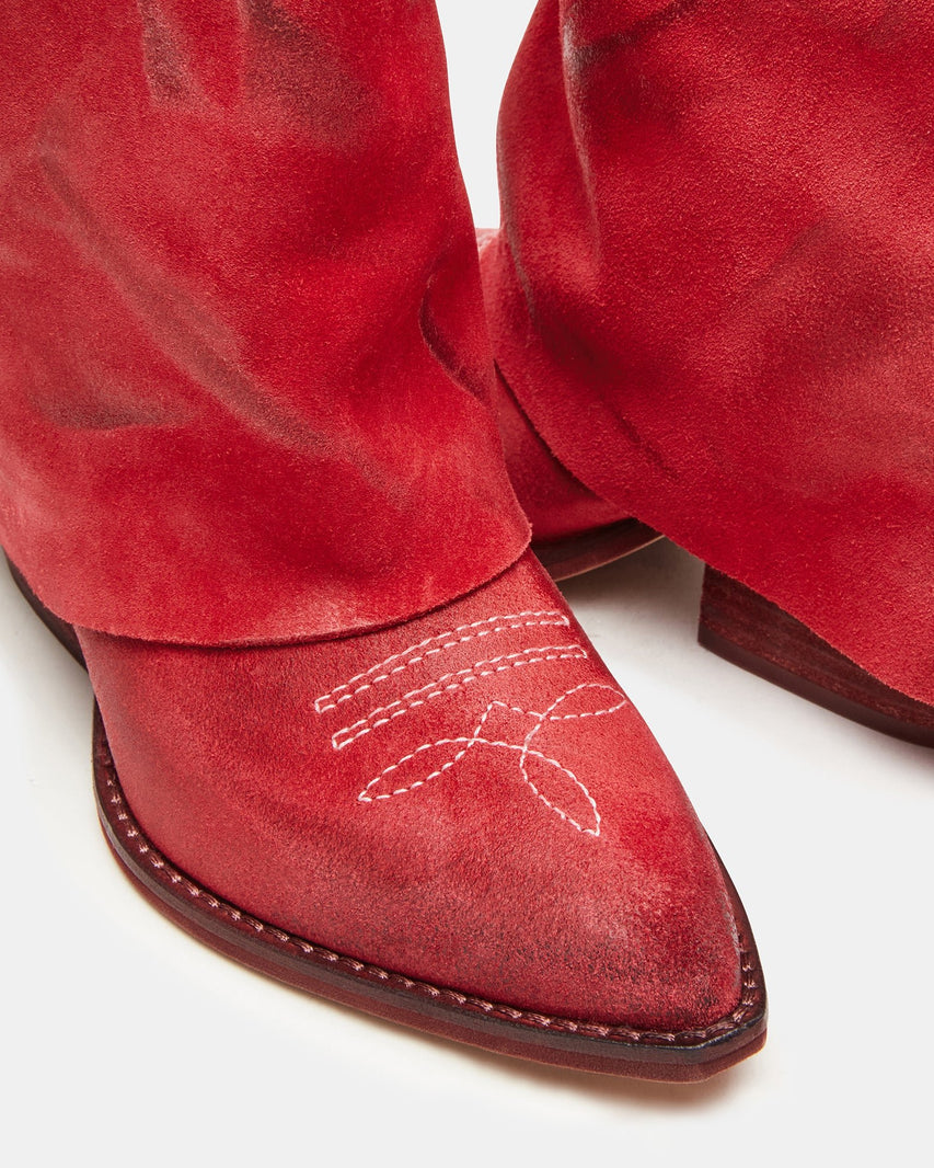 SORVINO RED SUEDE