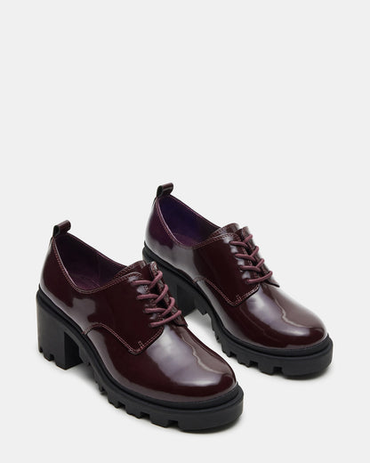 STEPPER BURGUNDY LEATHER