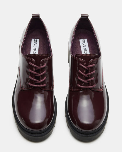 STEPPER BURGUNDY LEATHER