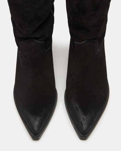 STETSON BLACK SUEDE