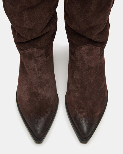 STETSON BROWN SUEDE