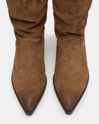 STETSON CHESTNUT SUEDE