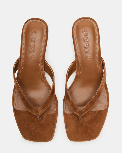 TRACIE CHESTNUT SUEDE