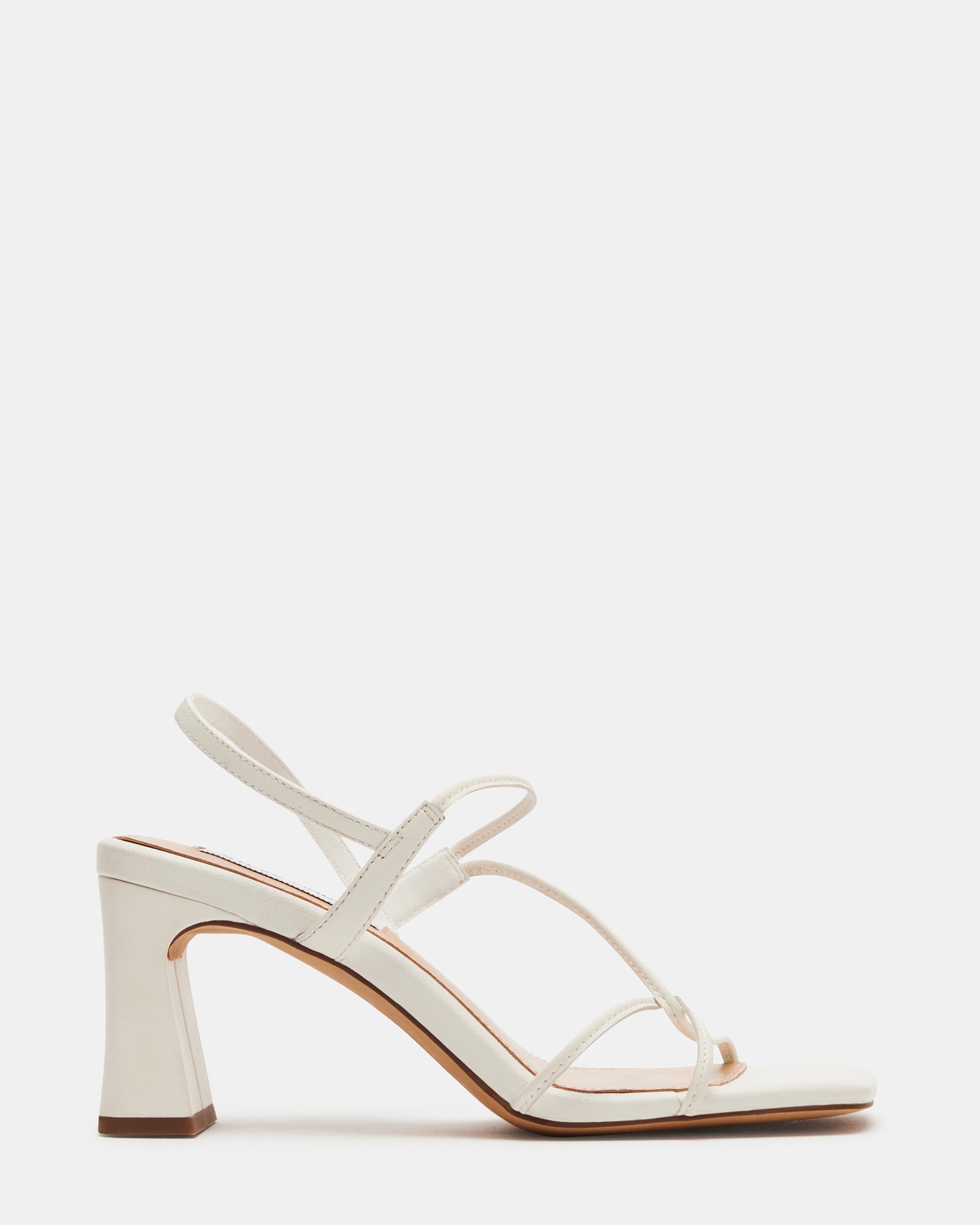 Buy online Women Off White Ankle Strap Sandal from heels for Women by W for  ₹1269 at 45% off | 2024 Limeroad.com