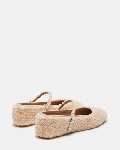 VINETTA FAUX SHEARLING NATURAL