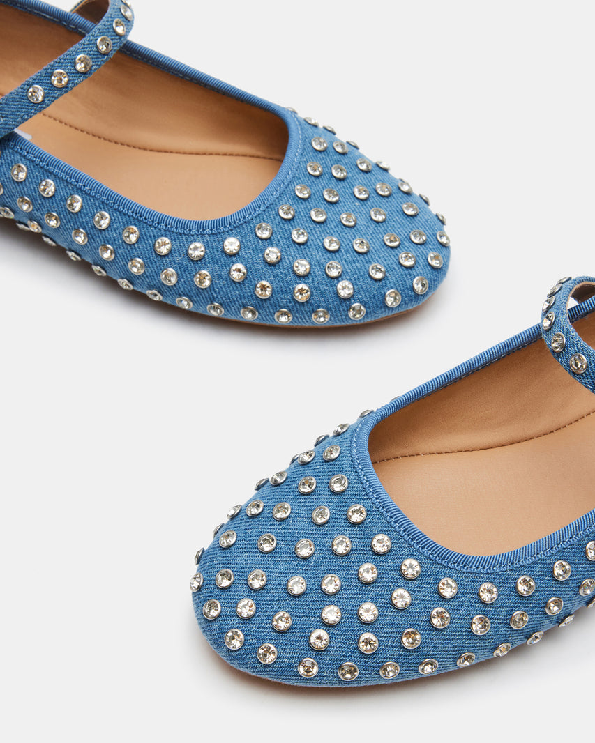 VINETTA DENIM RHINESTONES