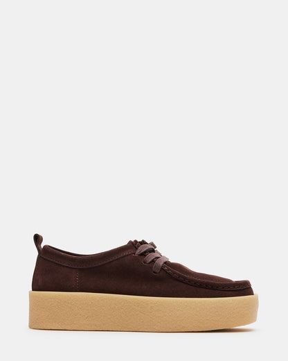 WAYLAND CHOCOLATE BROWN SUEDE