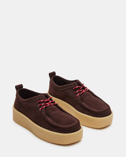 WAYLAND CHOCOLATE BROWN SUEDE