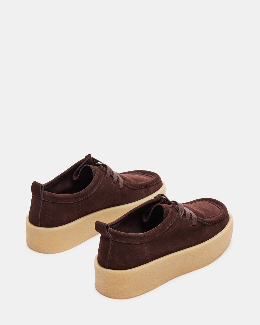 WAYLAND CHOCOLATE BROWN SUEDE