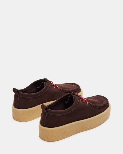 WAYLAND CHOCOLATE BROWN SUEDE