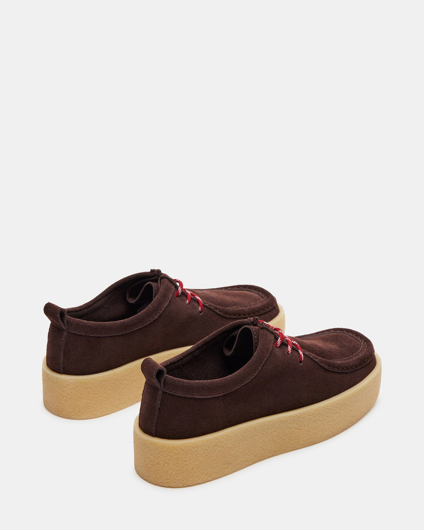 WAYLAND CHOCOLATE BROWN SUEDE