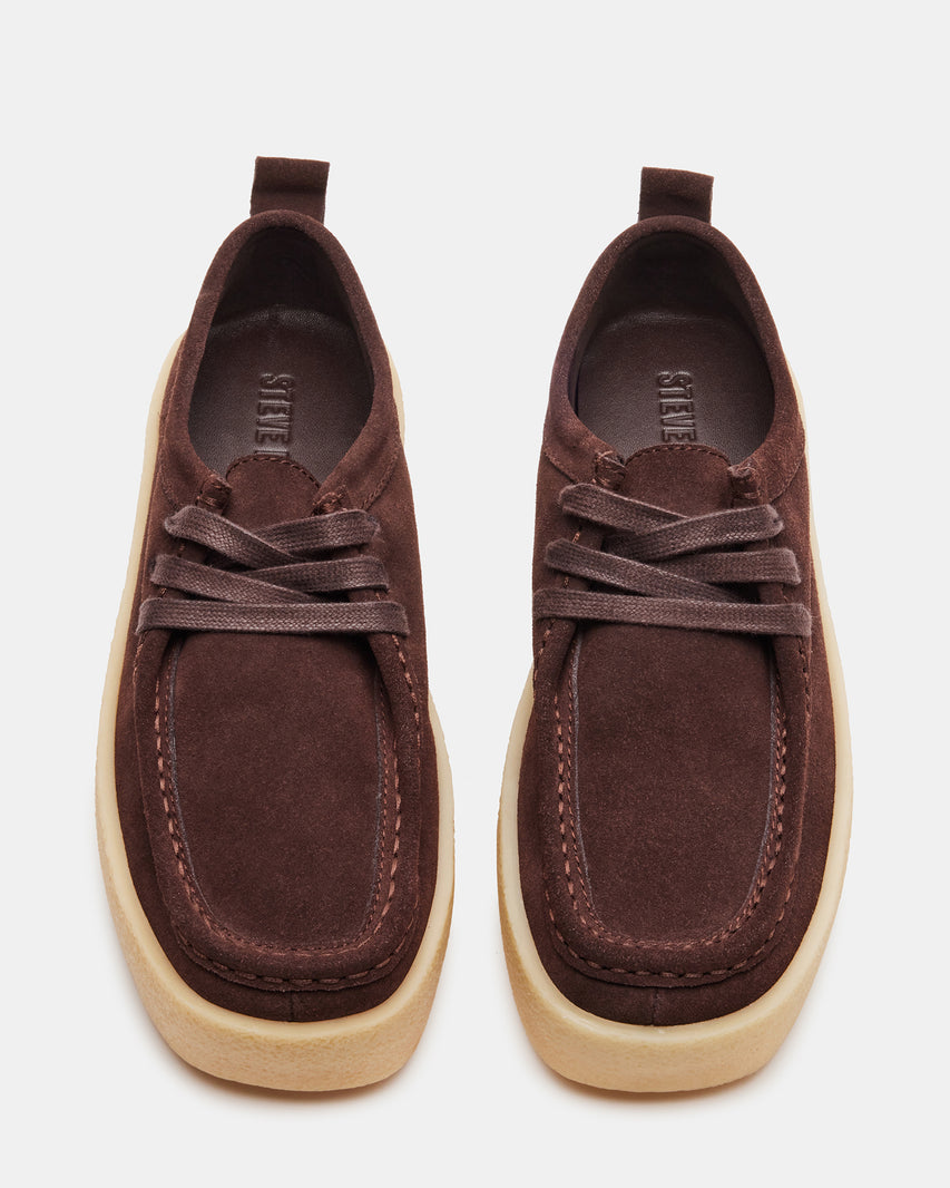 WAYLAND CHOCOLATE BROWN SUEDE