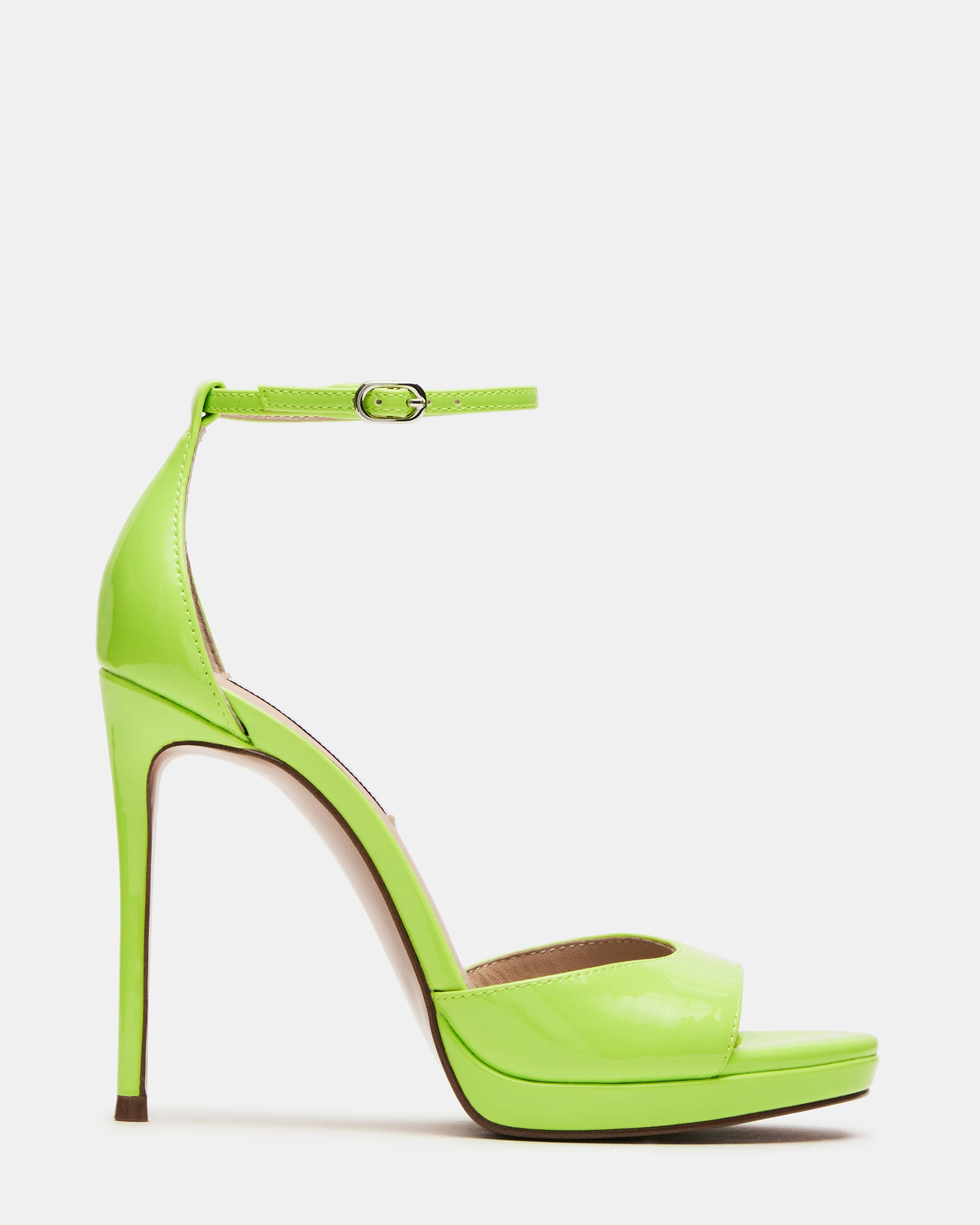 WILEY Neon Green Open Toe Stiletto Heel | Women's Heels – Steve Madden