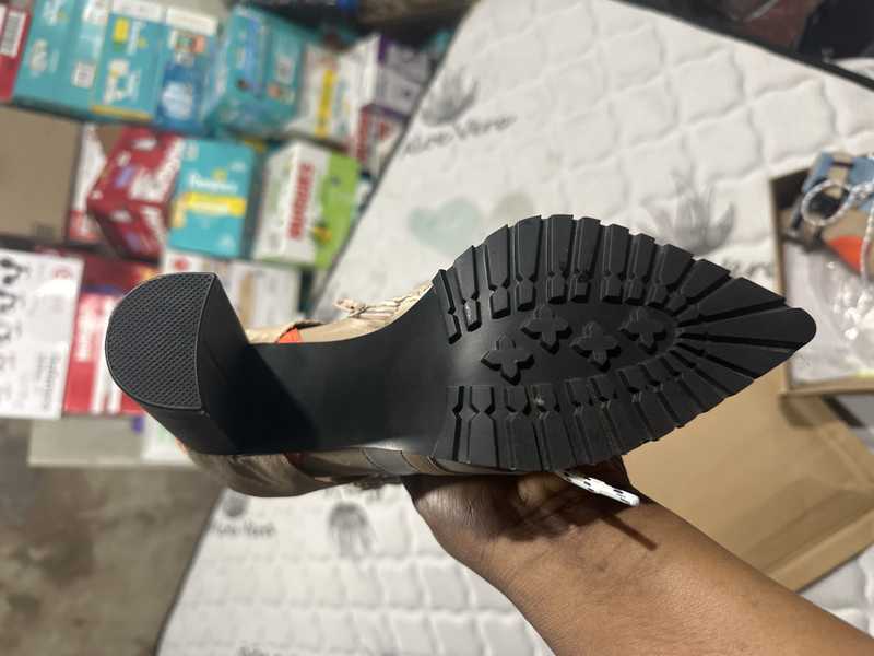 Louis Vuitton Illusion Ankle Boot BLACK. Size 38.0