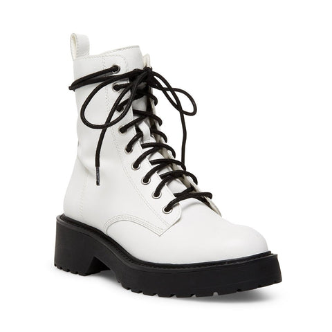 White combat boots steve 2024 madden