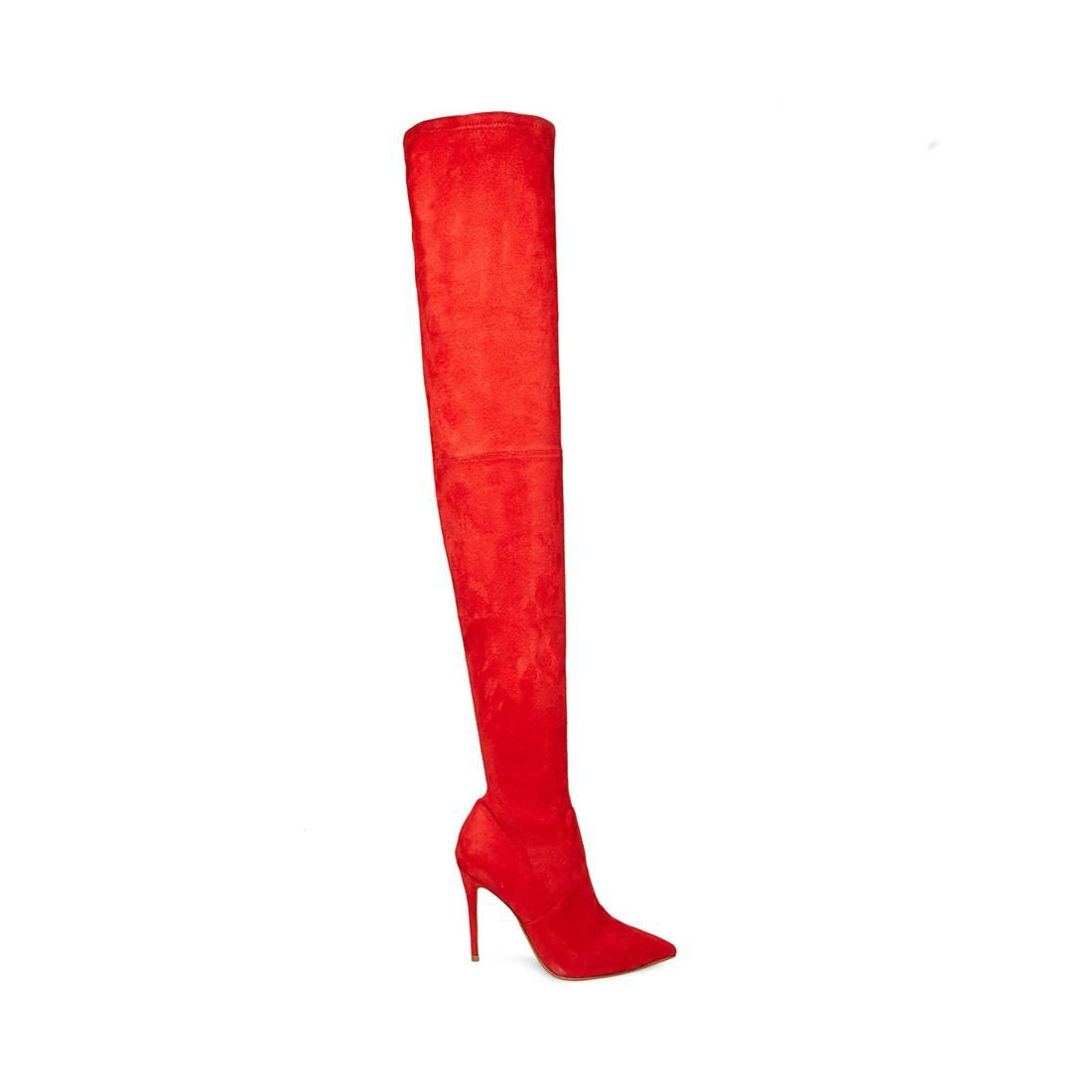 Steve madden red suede clearance boots