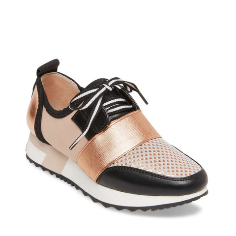 Steve madden rose gold slip store on sneakers