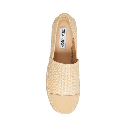 KITT Natural Raffia Espadrille Flat | Women's Flats – Steve Madden